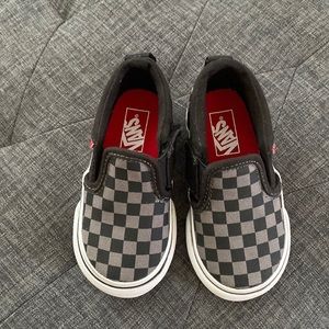 Vans Toddler Checker Slip ons